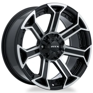 RTX Wheels – Peak – Black – 18″x9″ 0mm – Summer Wheels – 082920